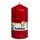 Stumpenkerze 13 cm rot