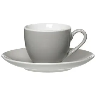 Ritzenhoff & Breker Espressotasse mit Untertasse 0,08 l Grau 2 St.