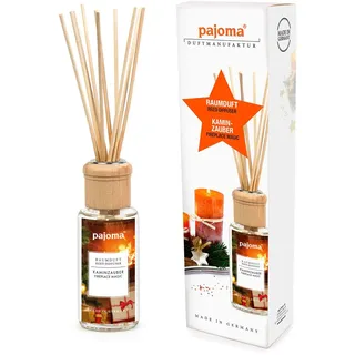 pajoma® Raumduft 100 ml inkl. Duftstäbchen, Kaminzauber Flüssigkeit