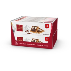 Frey Schokolade - Biskuit Petit Suisse 10 x 125g - Knuspriges Buttergebäck mit Dunkel-, Milch- und weisser Schokolade in der Großpackung - Feingebäck & Kekse aus der Schweiz