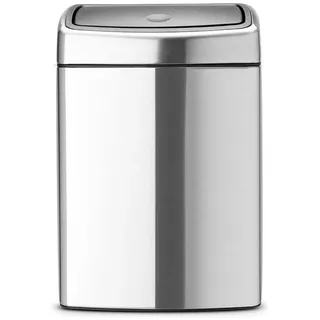 Brabantia Touch Abfallbehälter 10 l Silber