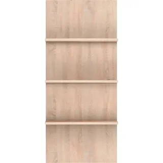 kochstation KS-Brindisi Ablageregal 50 x 18 x 115 cm Braun