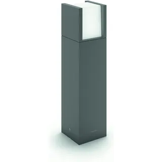 Philips Sockelleuchte Aluminium 40,0 cm 600 lm IP44 anthrazit