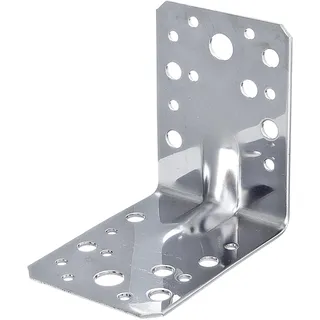 GAH Alberts Alberts 820015 Schwerlast-Winkelverbinder | Edelstahl | 90 x 90 x 65 mm | 10er Set