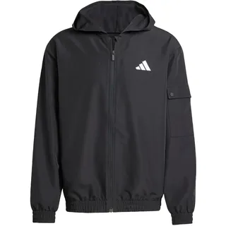 adidas Herren SPORTSWEAR WOVEN CARGO TRACKSUIT, Black, S