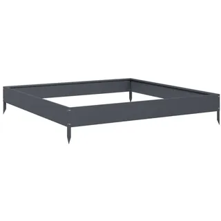 vidaXL Hochbeet 100 x 100 x 18,5 cm Anthrazit