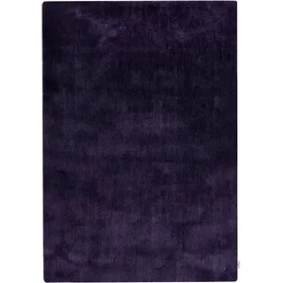 Hochflor-Teppich TOM TAILOR HOME "Shaggy Teppich Cozy", lila, B:140cm H:25mm L:200cm, Polyester, Teppiche, Hochflor-Teppich, Uni Farben, auch in Pastell Farben, weich & kuschelig