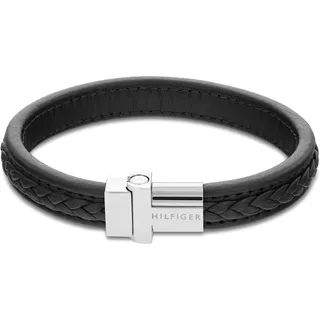 Tommy Hilfiger Armband Herren aus Leder Schwarz 2790375