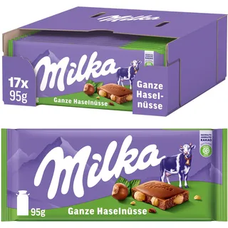 MILKA Alpenmilch Schokoladentafel 17 Packungen 95 g
