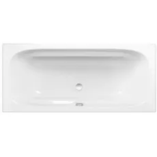 Bild von Duo Badewanne, 180x80x42 cm, 3820-, Farbe: Weiß mit Antirutsch Sense