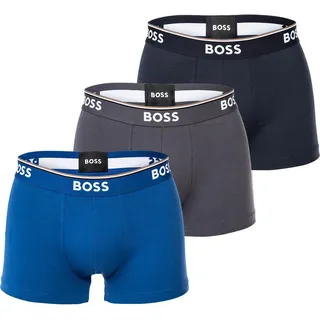 HUGO BOSS Power Boxershorts blau S 3er Pack