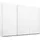 Schwebetürenschrank OTELI 271 x 229 x 62 cm Weiß