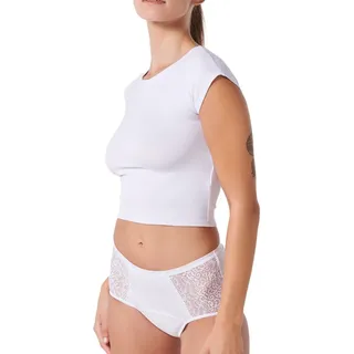 siegmund care Hygieneunterwäsche Damen Hipster mit Spitze seitlich Inkontinenzslip 1 St weiss Frauen