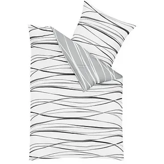 Motion Mako-Satin schiefer 155 x 220 cm + 80 x 80 cm