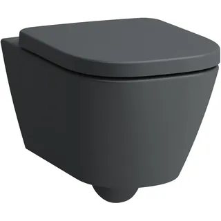 Laufen Meda Wand-WC mit WC-Sitz Graphit matt