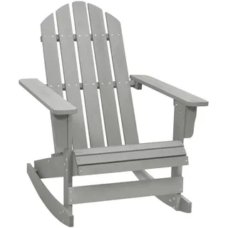 vidaXL Garten-Schaukelstuhl 70 x 91,5 x 92 cm grau 1 St.