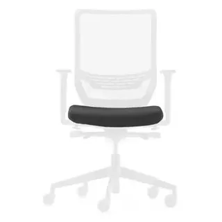 Dauphin Stuhlhusse 064.030, für Bürostuhl to-sync, Stoff, grau