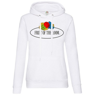 FRUIT OF THE LOOM Fruit of the Loom Damen Kapuzenpullover mit großem Vintage-Logo, - Vintage-Logo groß, L