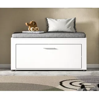 OTTO home Sitzbank AOSTA Weiß 100 x 44 x 35 cm