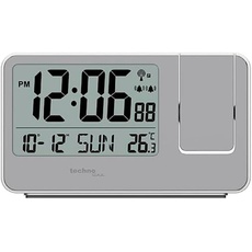 Bild WT534 Projektionswecker, Funkuhr, Projektion von Temperatur und Uhrzeit, Silber