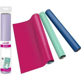 plottiX Perm. Vinylfolie - 31,5cm x 1m - Türkis