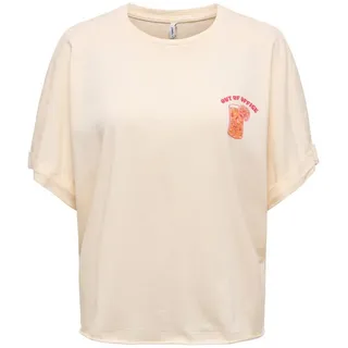 Only Onlminna Life S/S Washed Print Top Csjrs