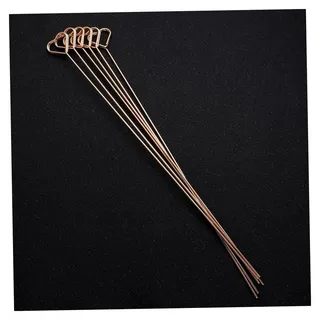 3 stilvolle Metall-Blumenstecker im dekorativen Kartenhalter für Hochzeiten, Partys und Heimdekoration, 6 Stück