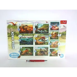 TREFL Puzzle Dinosaurier MEGA PACK 10v1