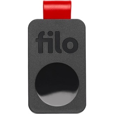 FiloTag das Keyfinder (2019 Series). Italian Bluetooth Tracker. Packung mit 1. Maße: 25x41x5mm. (1er-Pack, Schwarz)