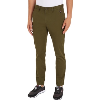 Tommy Jeans Herren Chinos Austin Stretch, Grün (Drab Olive Green), 28W/34L