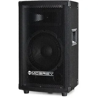 McGrey TP-8 DJ PA Lautsprecher Box 20cm (8“) Subwoofer 300W (Passiv, 2-Wege System, Holzgehäuse)