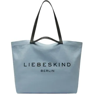 LIEBESKIND Berlin Damen-Shopper „Aurora“ – Große -Tasche Damen mit Reißverschlussfach und Leder-Schulterriemen – Shopper Bag Women – Passend für Laptops bis 16 Zoll – Light Bag