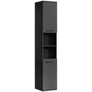 mokebo Bad Hochschrank Der Kapitän Badezimmerschrank in (180x33x34 cm, Badezimmer, Badezimmerschränke, Hochschränke