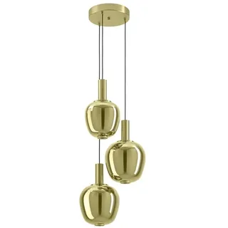 EGLO Stars of Light FRUITERA cluster pendant, brushed brass