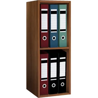 VCM Offas 2f Aktenregal 34 x 30 x 180 braun