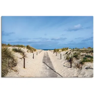 Artland Wandbild »Strandaufgang an Küste der Ostsee« Strandbilder 1 Stk. tlg. als Alubild, Outdoorbild, Leinwandbild, Poster, Wandaufkleber, blau