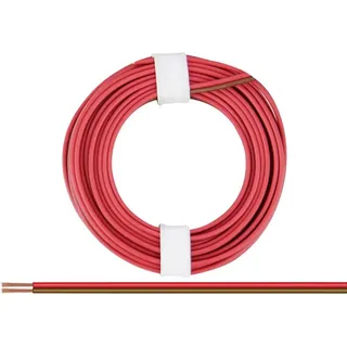 Donau Elektronik Donau ZWILLINGSLITZE 0,25 mm2 Rot-Braun 5 m