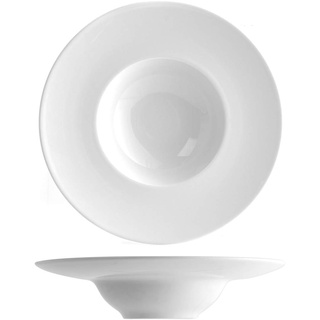 Saturnia Napoli k-Bowl, Porzellan, Weiß, 24 cm, 6 Stück, Bianco, 24 cm, 6