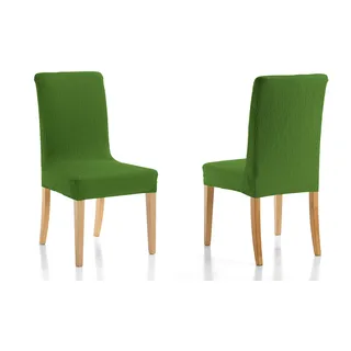 Martina Home Emilia Stuhlhussen, Stoff, Grün, Packung mit 2 Rückenlehnen, 2 Stück
