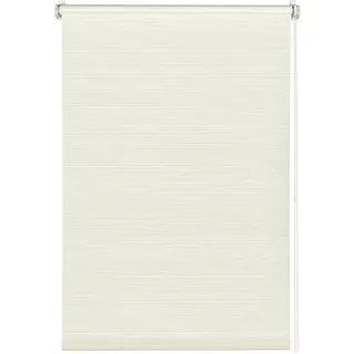 GARDINIA EASYFIX Rollo Dekor Streifen weiß/beige 120 x 150 cm 33168