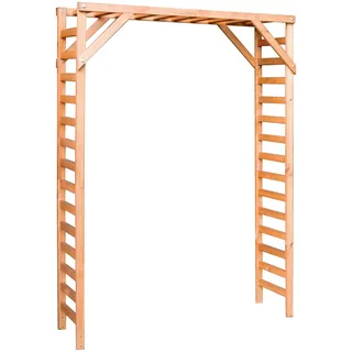 Promadino Rosenbogen Pergola 137 x 50 x 198 cm Braun