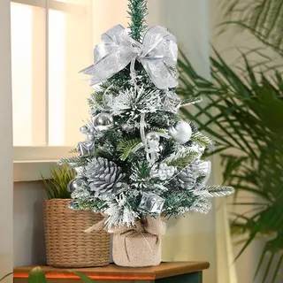 Geschmückter Weihnachtsbaum 50cm Christmas Tree Tischdecko klein mini Christbaum