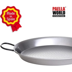 Bild von All'Grill Paella-Pfanne Stahl, poliert - 34 cm, Pfanne Typ Valenciana 34cm robust, preiswert: beste Brat- u