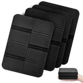 WUFANC Sitzkissen Outdoor Faltbar 2er Set, Wetterfest & Wasserdicht Thermo Sitzunterlage Outdoor Kinder,Leicht & Kompakt, für Wandern, Camping, Stadion, Picknick & Garten