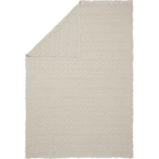 Novel Überwurf , Creme , Textil , 120x170 cm , Oeko-Tex® Standard 100, Made in Portugal , pflegeleicht, Double face, atmungsaktiv , Heimtextilien, Bettwäsche & Leintücher, Tagesdecken