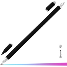 iMoebel Tablet Stift 3 in 1 Touchscreen Stift Universal Stylus Touch Pen Eingabestifte für alle kapazitive Touchscreens Handys Tablets, Schwarz