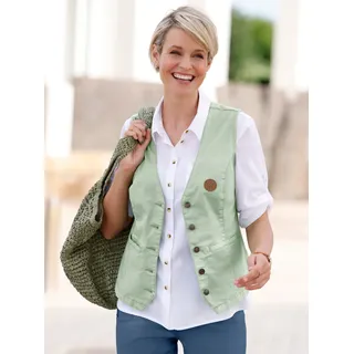 Classic Basics Jeansweste, grün