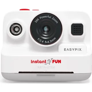 Easypix InstantFUN Digitale Sofortbildkamera Weiß