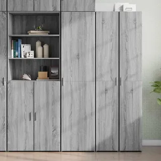 vidaXL Highboard Grau Sonoma 45x42,5x185 cm Holzwerkstoff - Grau