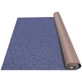 VEVOR Innen- und Außenteppich 5,9x39,3' Außenteppich mit wasserdichter Rückseite Außenteppich für Terrasse, Veranda, Deck, Garage, Außenbereich Teppichläufer rutschfester Veranda-Teppich kein Schimmel Küchenteppiche (Grau, 12M), 1.8 x 16 m, Blau - Blau